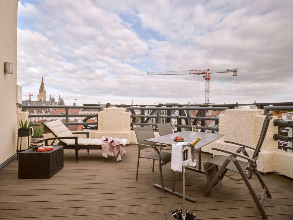 Balkón nebo terasa v ubytování Flemings Selection Hotel Wien-City
