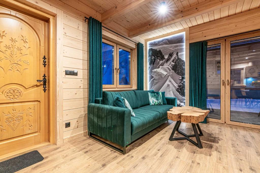 Χώρος καθιστικού στο Domki na Ostrysie