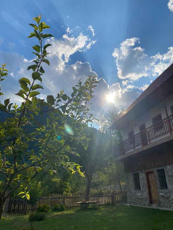 Budova, kde se bed and breakfast nachází