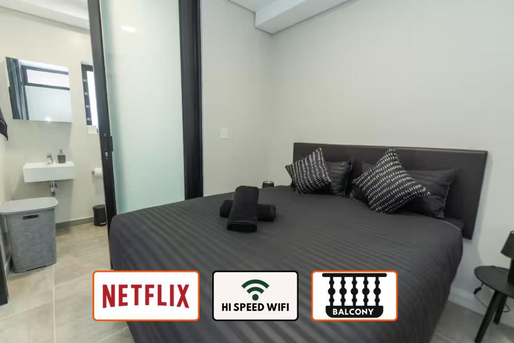 Ένα ή περισσότερα κρεβάτια σε δωμάτιο στο Bella Cabana Luxury Apartment