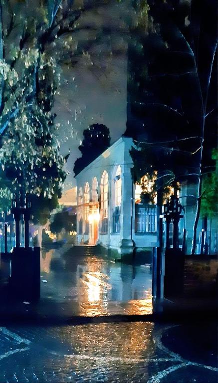 Budova, kde se aparthotel nachází