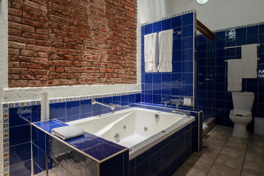 Koupelna v ubytování Hotel Los Juaninos