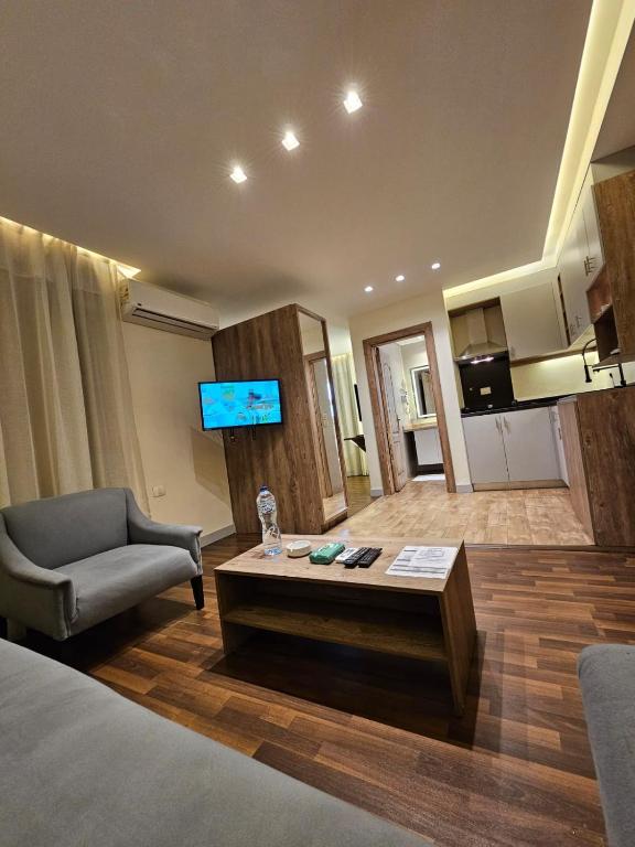 TV a/nebo společenská místnost v ubytování Sheraton Ocean 7-PRIVATE SUITES