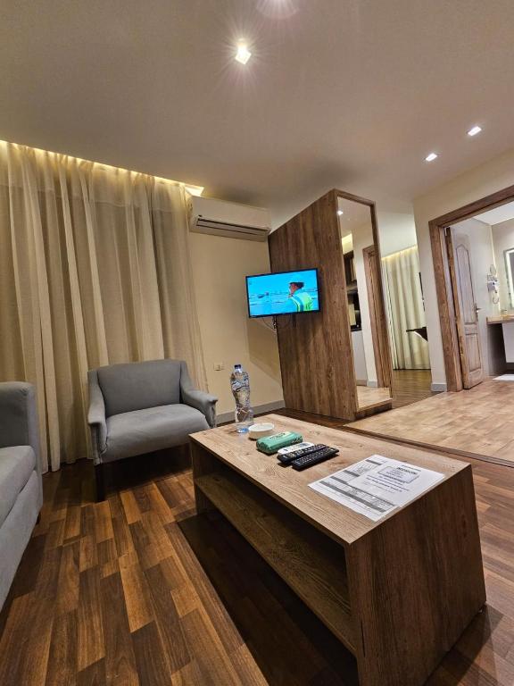 TV a/nebo společenská místnost v ubytování Sheraton Ocean 7-PRIVATE SUITES