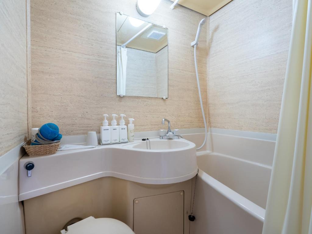 Koupelna v ubytování Tabist Hotel Mercury Asakusabashi