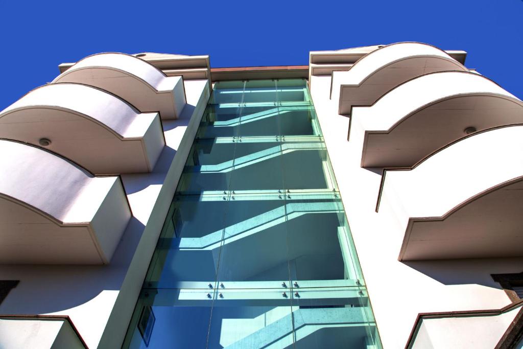 Balkón nebo terasa v ubytování Arcom Palace