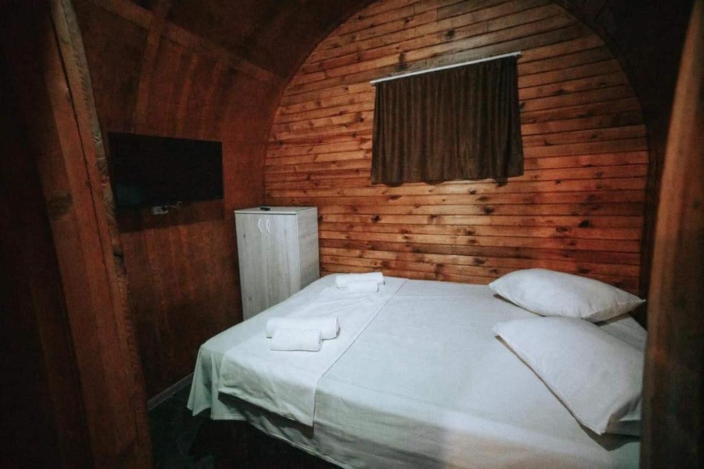 Postel nebo postele na pokoji v ubytování Seaside Cottages