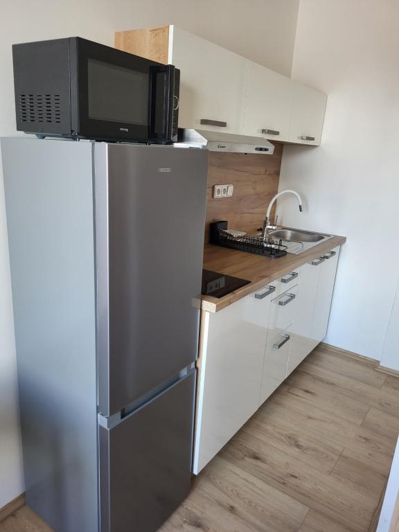 Kuchyň nebo kuchyňský kout v ubytování City Center Apartments - Moderna Brno Římské náměstí I