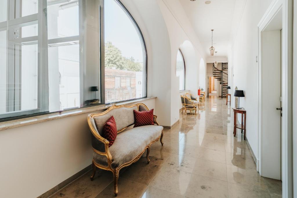 Posezení v ubytování Hotel Château Gbeľany