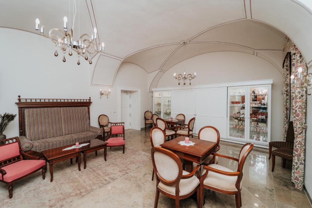 Posezení v ubytování Hotel Château Gbeľany