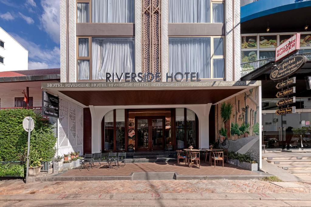 Das Gebäude in dem sich das Hotel befindet