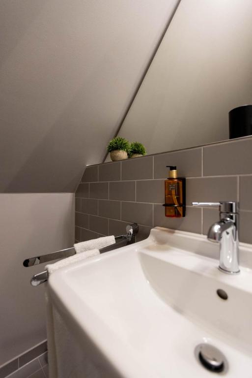 Koupelna v ubytování Wertschätzer Hotel - Krumme Str