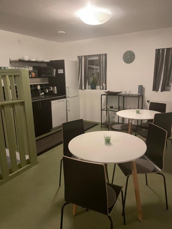 Kuchyň nebo kuchyňský kout v ubytování Hotell Silverborgen