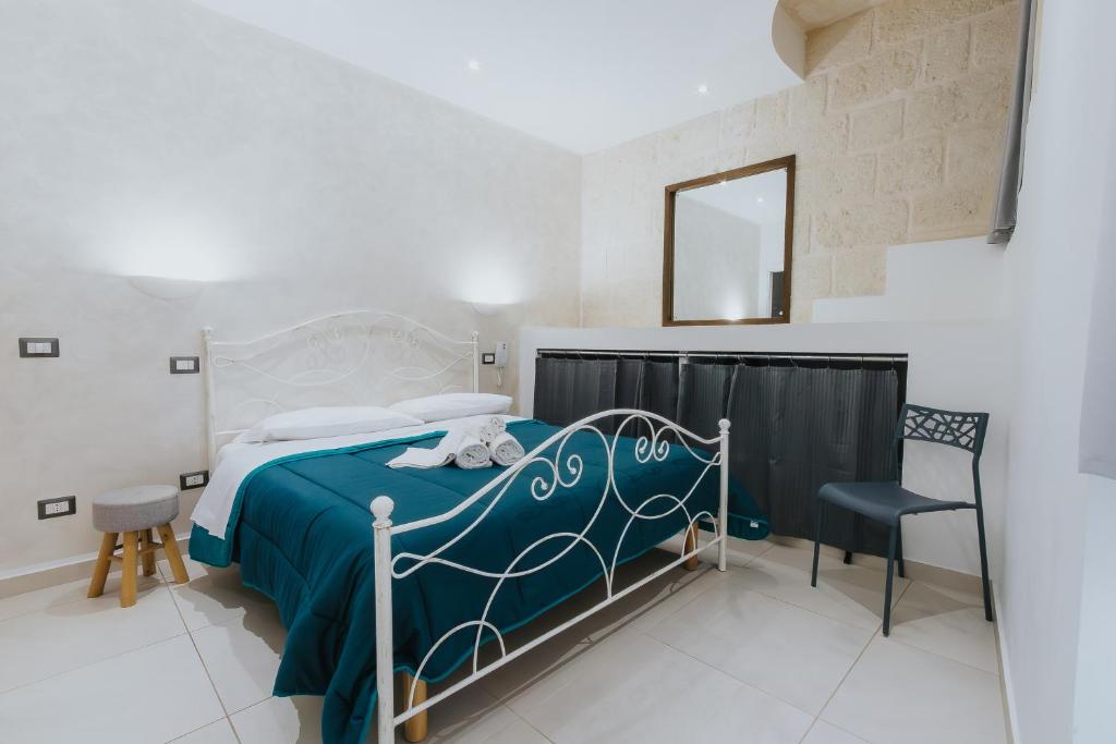 Postel nebo postele na pokoji v ubytování Fantasia A Mare