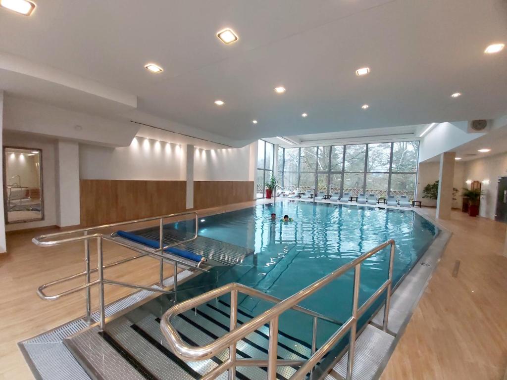 Der Swimmingpool an oder in der Nähe von Hotel U Zámečku Cihelny