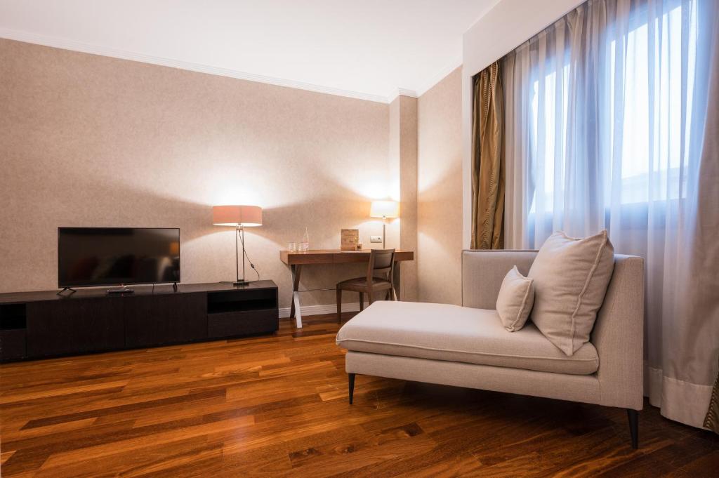 Zona de estar de Castilla Termal Olmedo