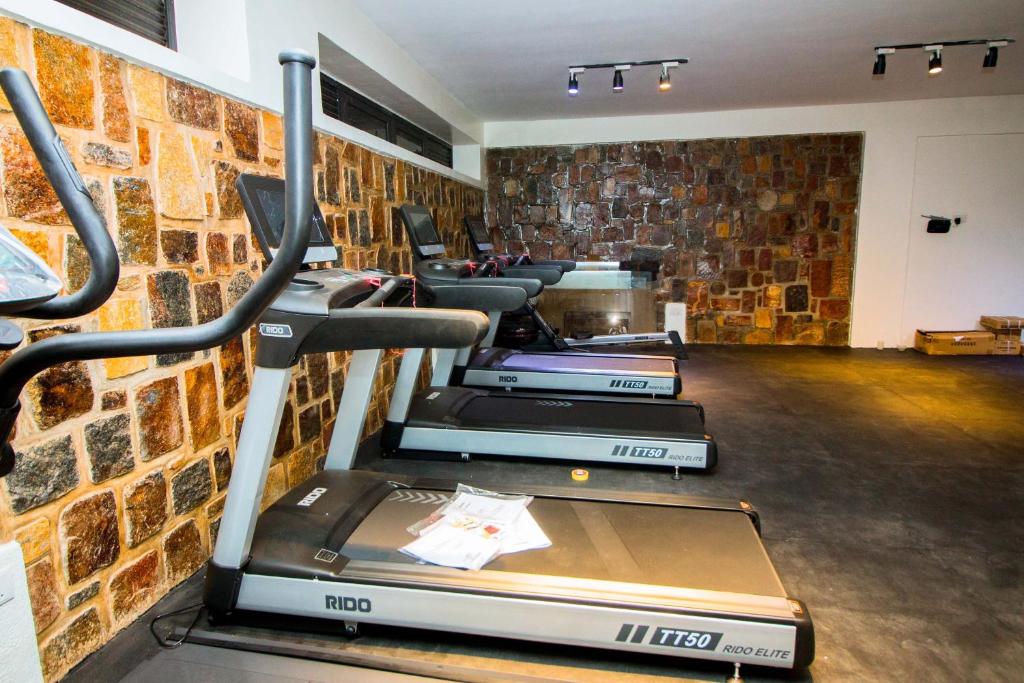 Fitness centrum a/nebo fitness zařízení v ubytování Cascadia Apartments Kigali