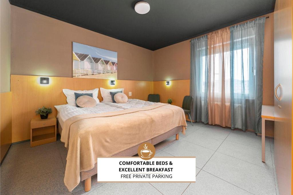 Postel nebo postele na pokoji v ubytování Premium B&B Nova Gorica