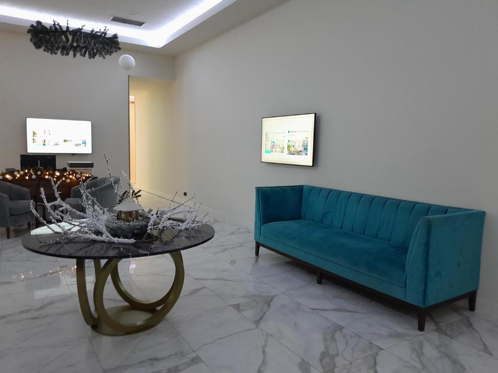 Χώρος καθιστικού στο Sea Viev ORBI SITY studio