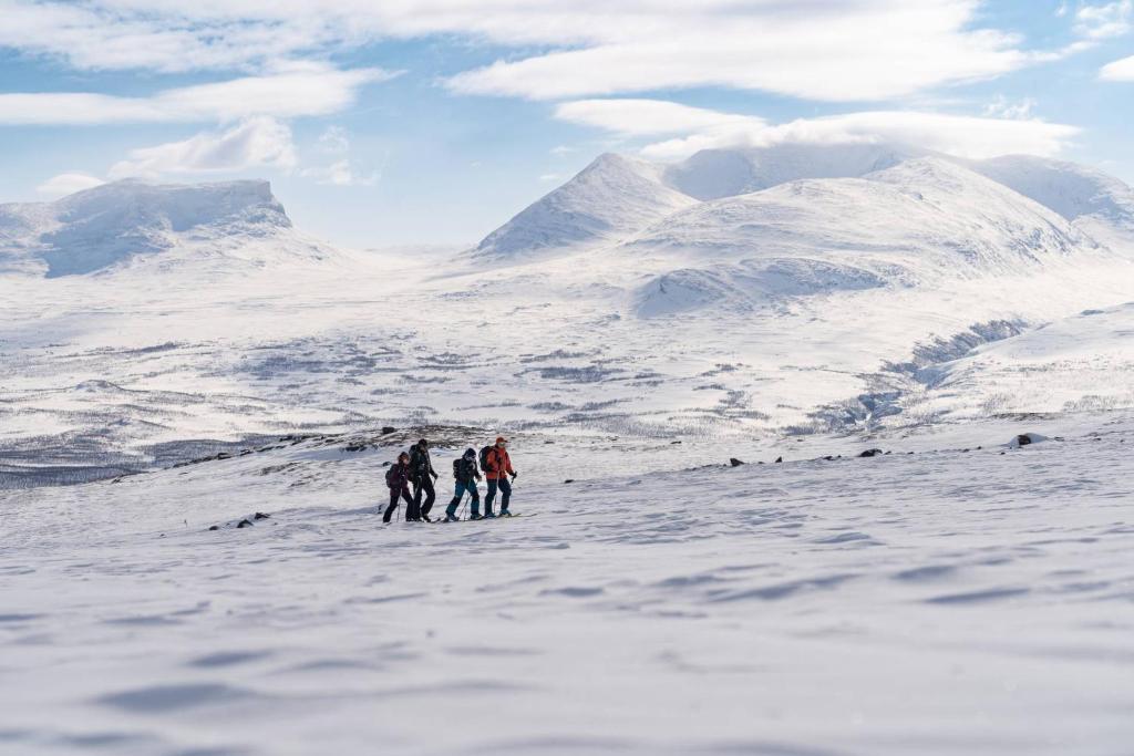 STF Abisko Turiststation v zimě