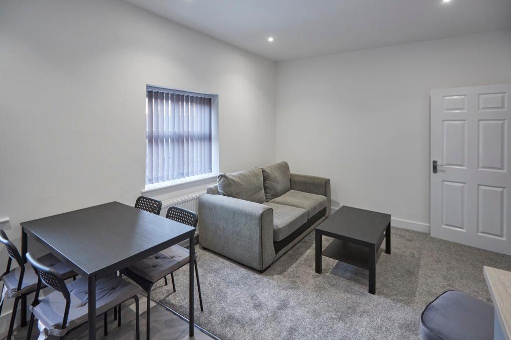 Posezení v ubytování Zetland House Apartment 5 Loftus