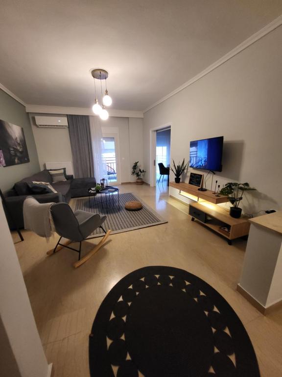 TV a/nebo společenská místnost v ubytování K's cozy vibe