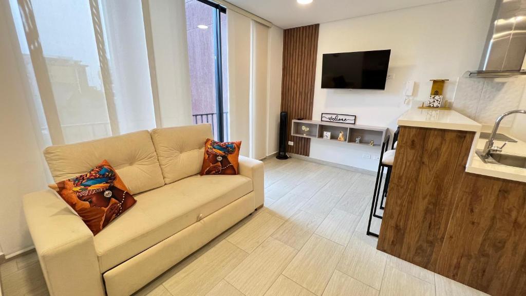 Amara 510-Comodo y amplio apartaestudio en sector Laureles