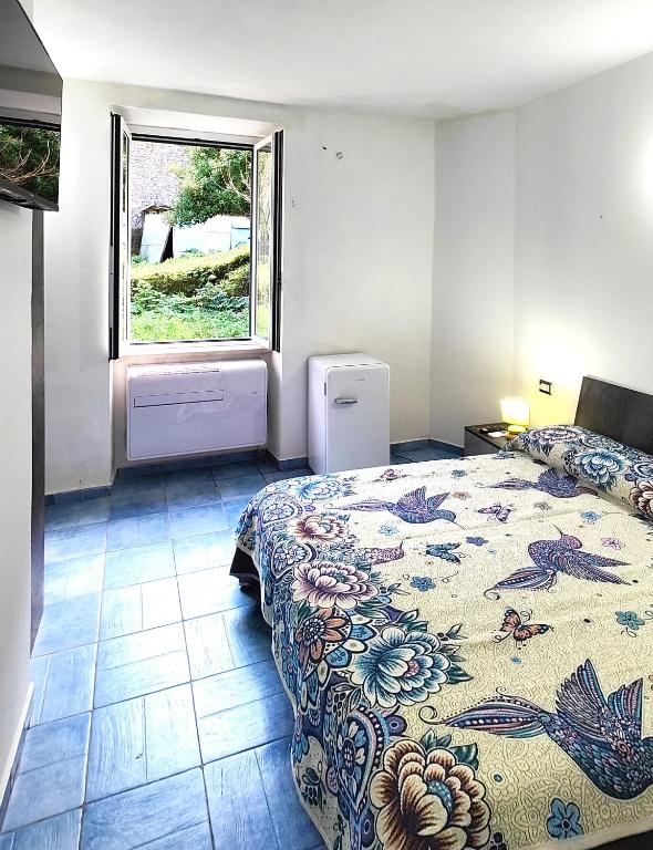 Postel nebo postele na pokoji v ubytování beb centro storico