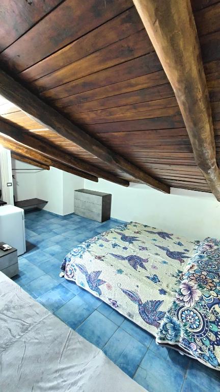 Postel nebo postele na pokoji v ubytování beb centro storico
