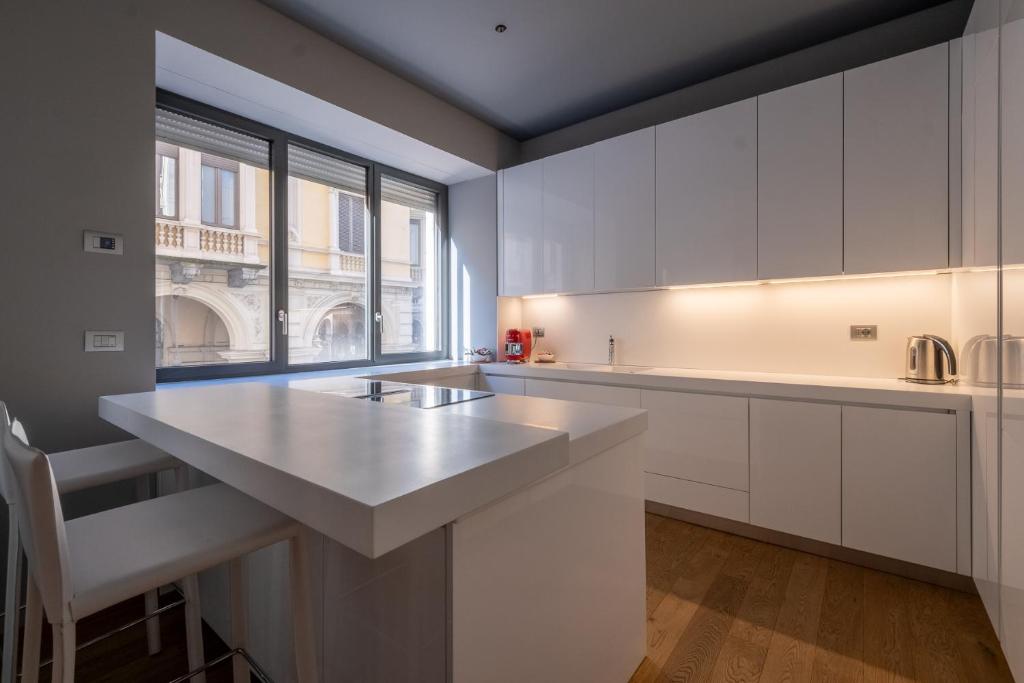 Kuchyňa alebo kuchynka v ubytovaní Prestige Apartments Torino