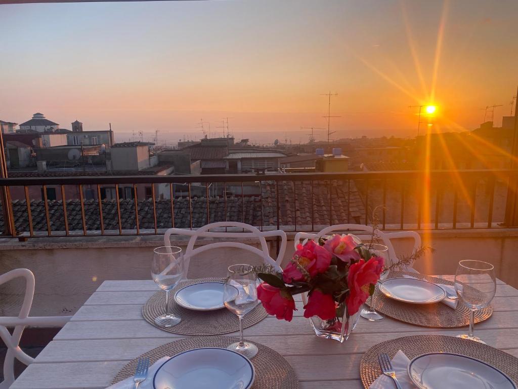 Μπαλκόνι ή βεράντα στο Sunset Terrace