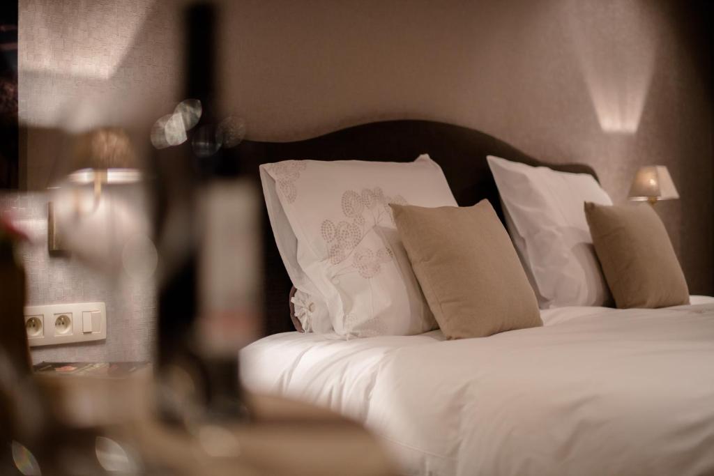 Postel nebo postele na pokoji v ubytování B&B De Bergvallei