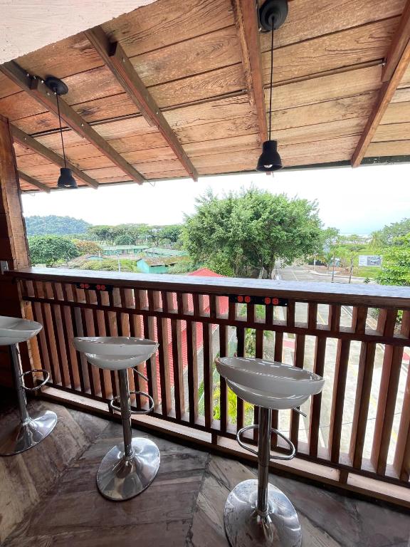 Balkón nebo terasa v ubytování Petra Hotel