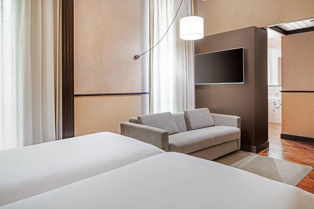 Postel nebo postele na pokoji v ubytování AC Hotel Ciudad de Tudela by Marriott