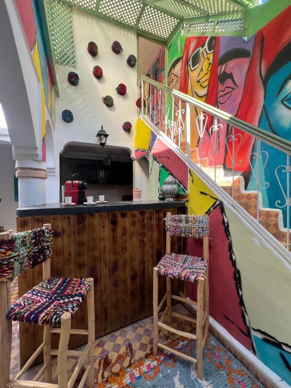 Restaurace v ubytování Riad dar lfen