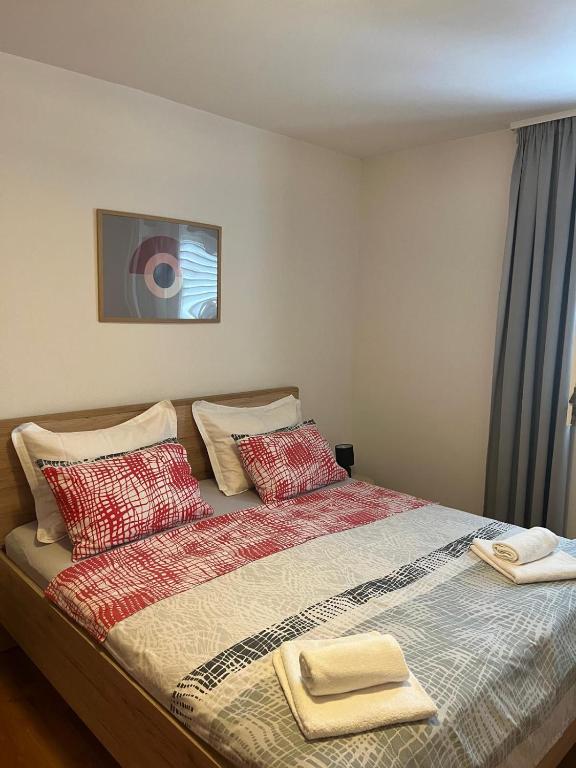 Posteľ alebo postele v izbe v ubytovaní Apartman B&B