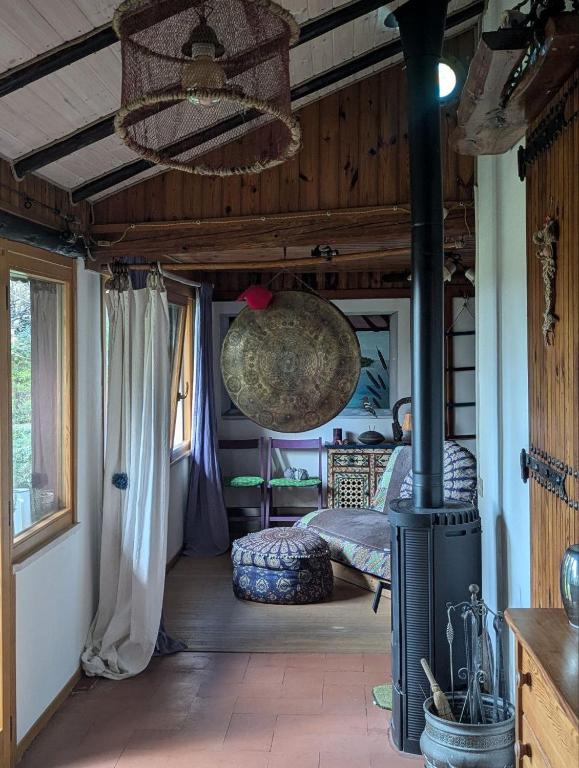 Postel nebo postele na pokoji v ubytování Chalet sul Trasimeno