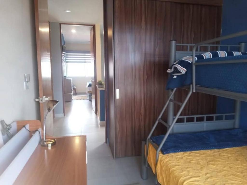 Postel nebo postele na pokoji v ubytování Mi refugio
