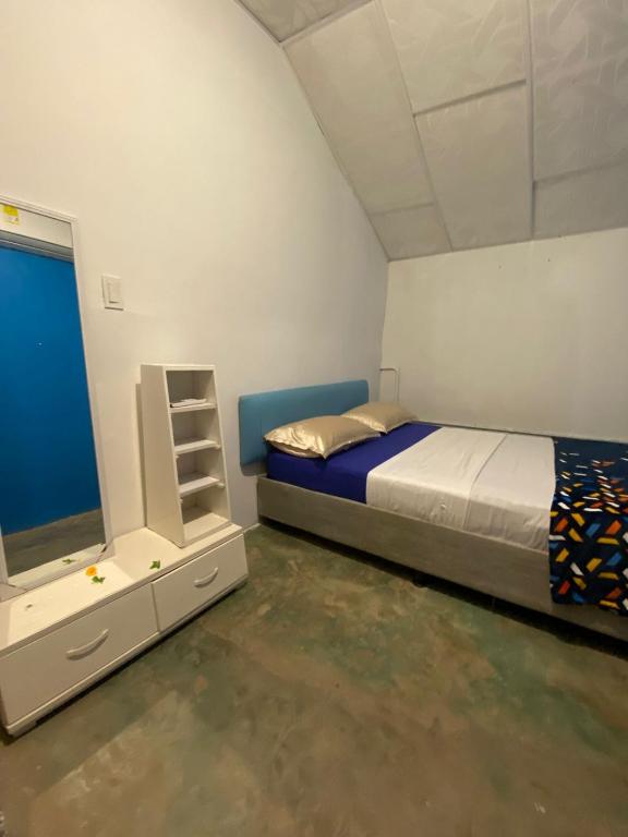 Postel nebo postele na pokoji v ubytování Home Beach Kristalu