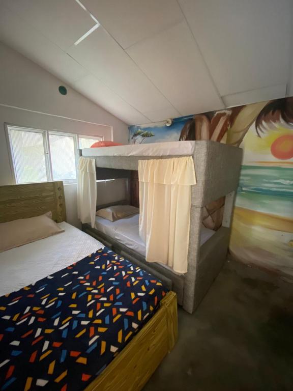 Postel nebo postele na pokoji v ubytování Home Beach Kristalu