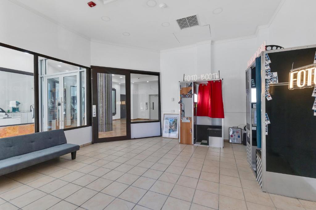 Kuchyň nebo kuchyňský kout v ubytování Armas Hotel