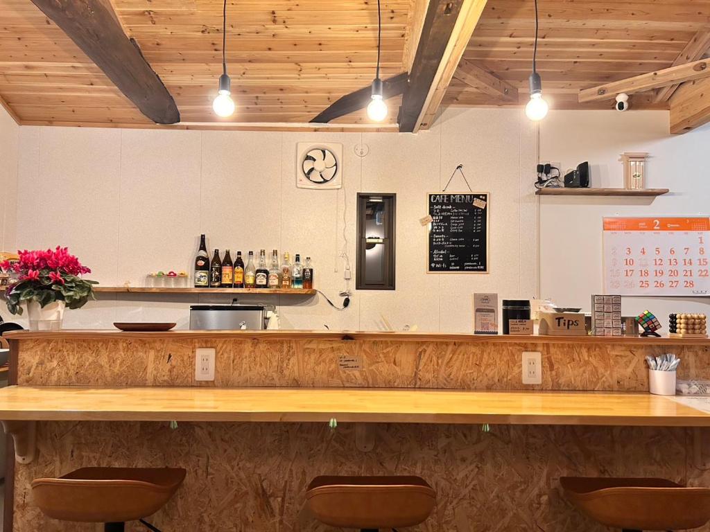 Nápoje v ubytování Guest House & Cafe Yamaboushi
