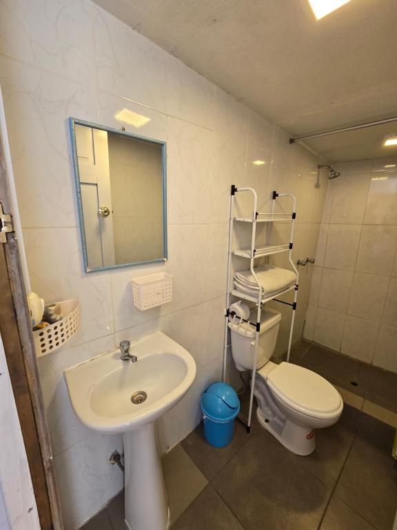 Koupelna v ubytování Barrio Inka B&B