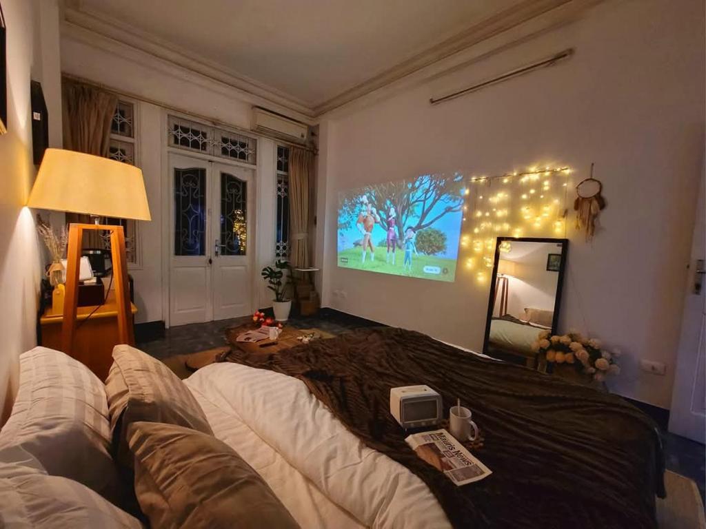 TV a/nebo společenská místnost v ubytování 294 Kim Mã