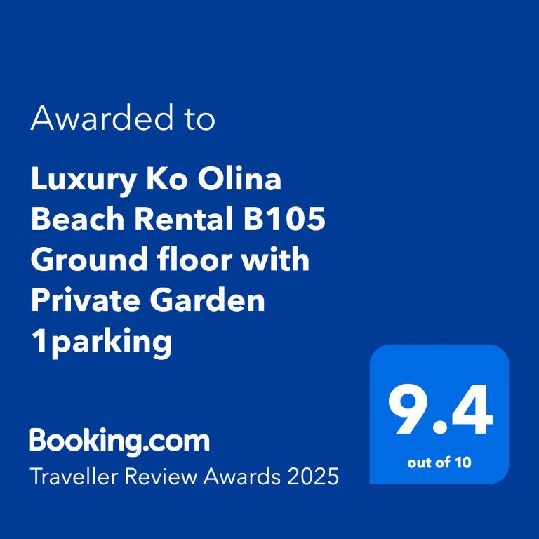 Certifikát, hodnocení, plakát nebo jiný dokument vystavený v ubytování Luxury Pool front Ko Olina Beach Rental Ground Floor B105 2BR free parking