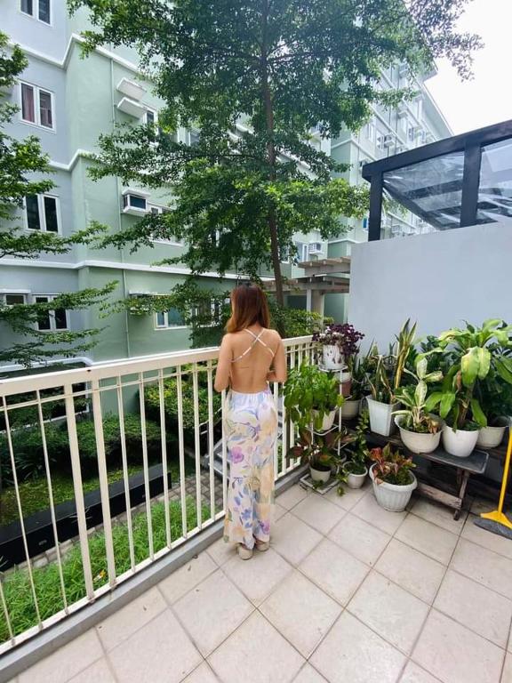 Balkón nebo terasa v ubytování 1BR at Trees Residences with Balcony