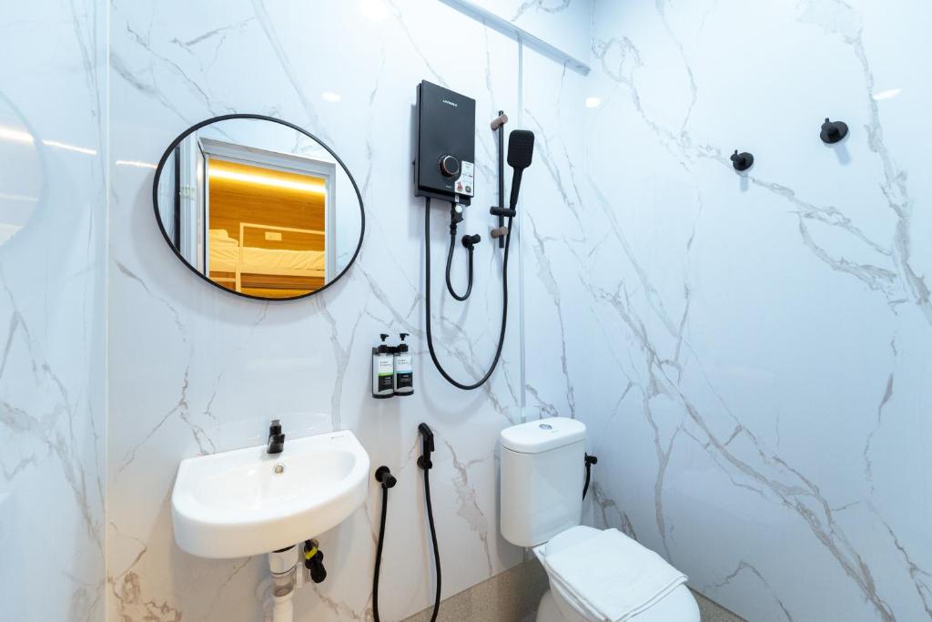 Koupelna v ubytování Dreambox Malacca