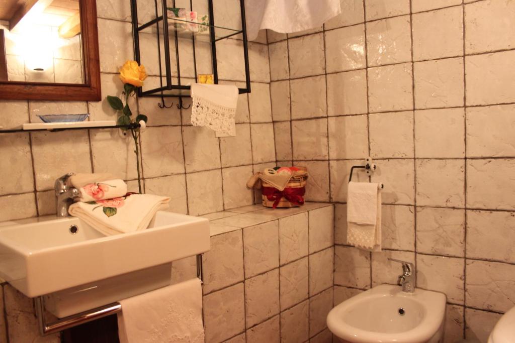 Koupelna v ubytování Casa Vacanze Le Antiche Pietre
