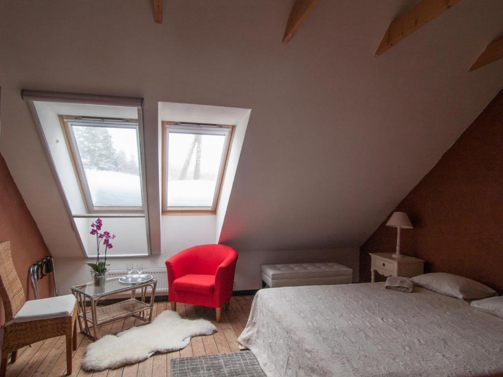 Postel nebo postele na pokoji v ubytování Mokko Country Hotel
