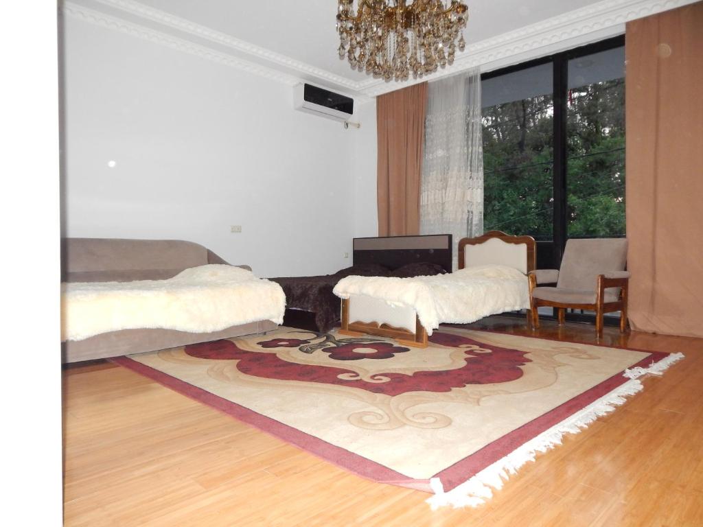 Posezení v ubytování Guesthouse Agmashenebeli Sea side